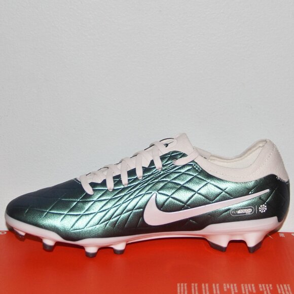 Nike Tiempo Legend 10 Pro FG Soccer Cleats Mens 5.5 Emerald Teal - Picture 3 of 7